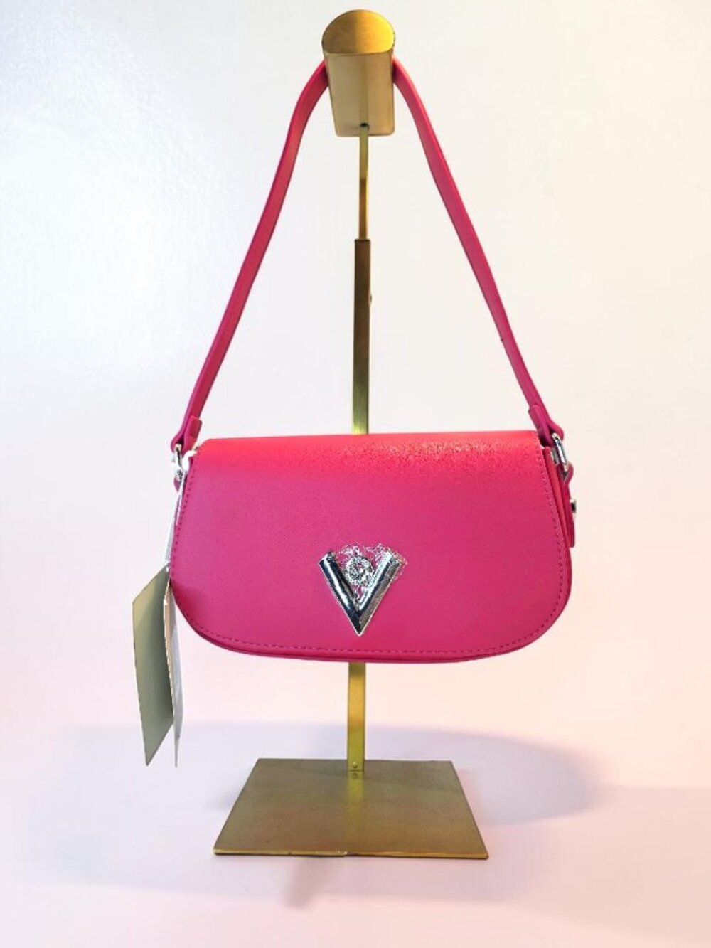 Fuchsia (Hot Pink) Shoulder Bag by Valentino Orlandi  NWT